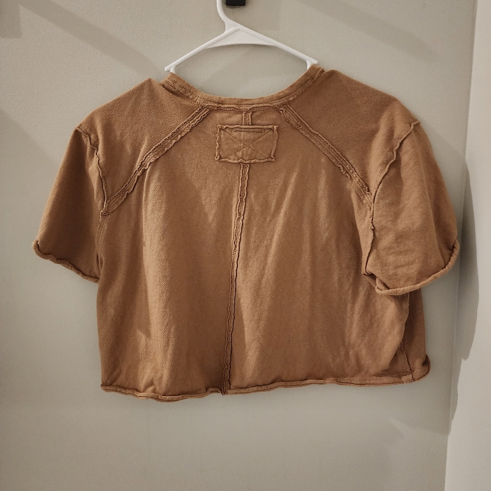 We the Free People XS cropped shirt